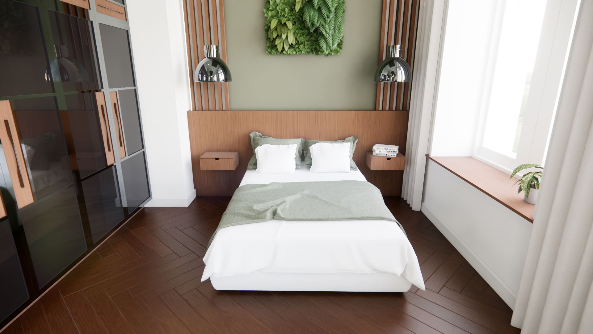 Appartement Monochrome — appartement réhabilitation maison de ville, vue 1