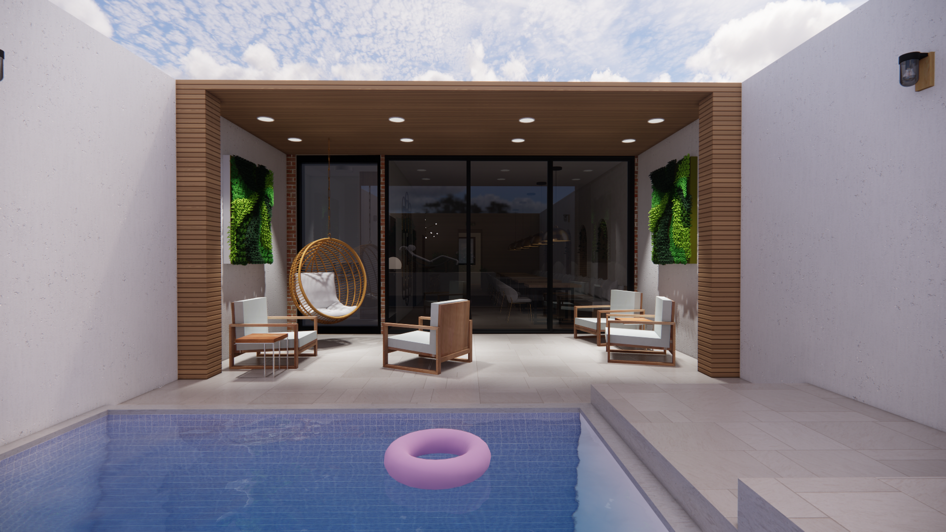 Horizon Suspendu — extérieur terrasse complexe hôtelier, vue 3