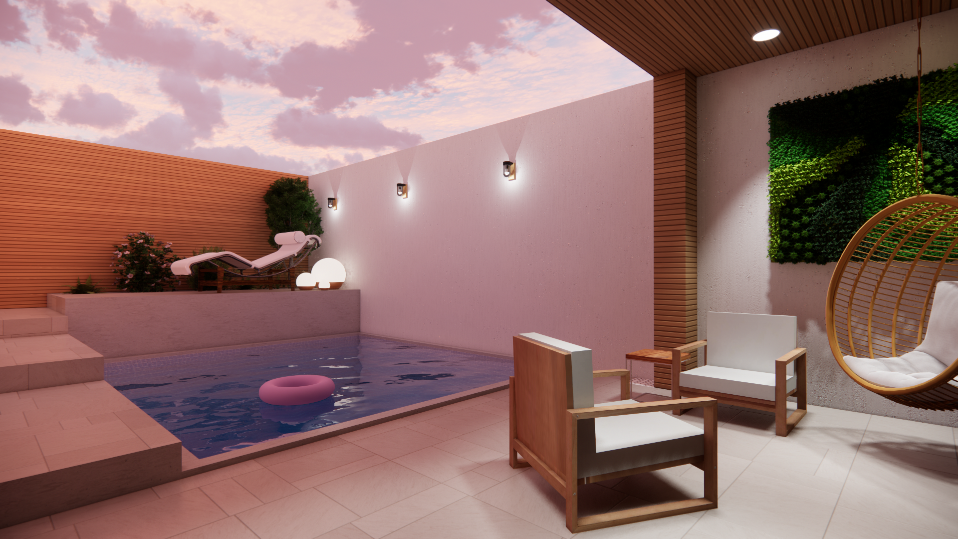 Horizon Suspendu — extérieur terrasse complexe hôtelier, vue 4