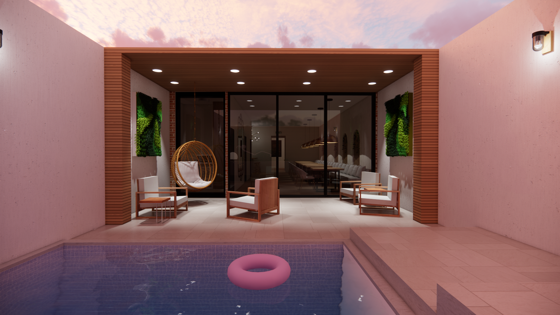 Horizon Suspendu — extérieur terrasse complexe hôtelier, vue 6